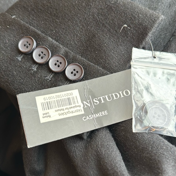 NEW Tag CASHMERE Black Blazer Jacket. - Picture 3 of 10